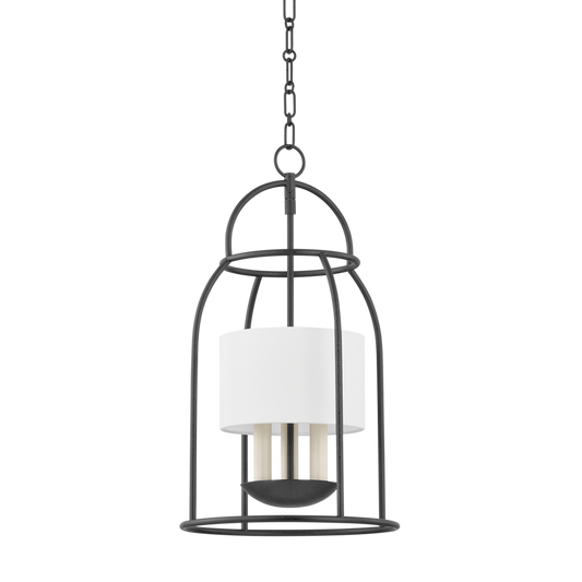 DELIA LANTERN in Aged Iron Finish