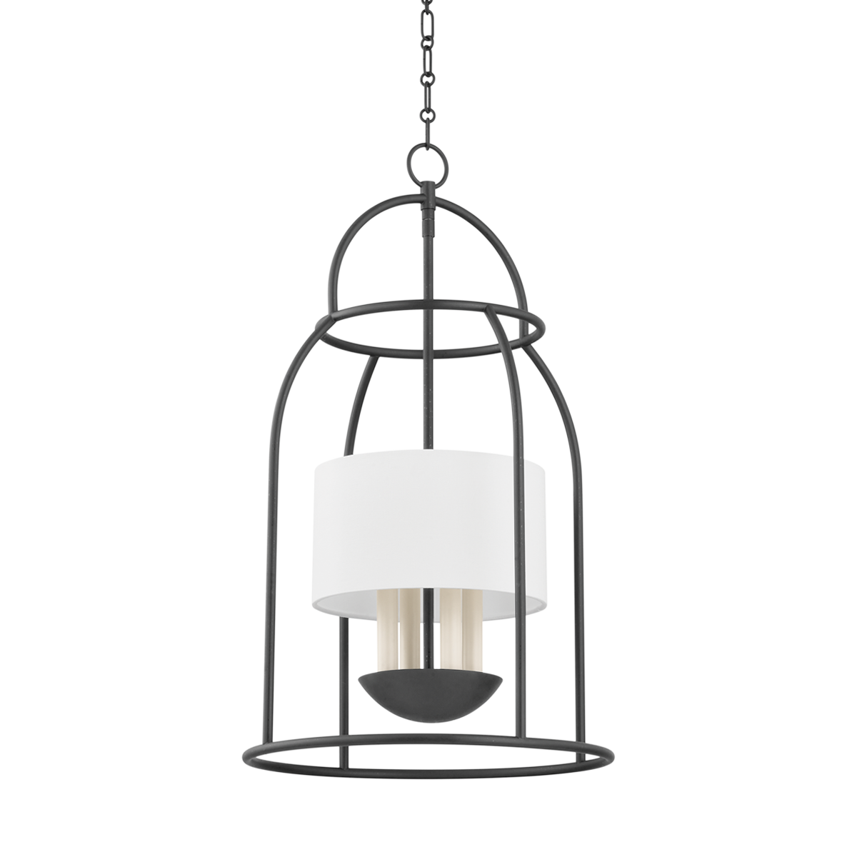 DELIA LANTERN in Aged Iron Finish