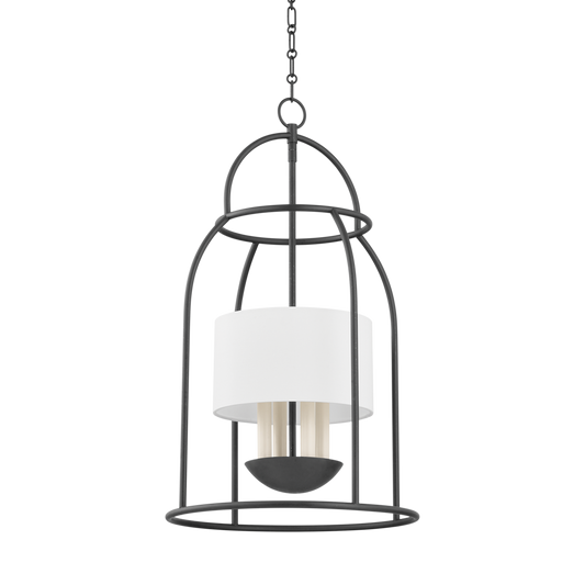 DELIA LANTERN in Aged Iron Finish