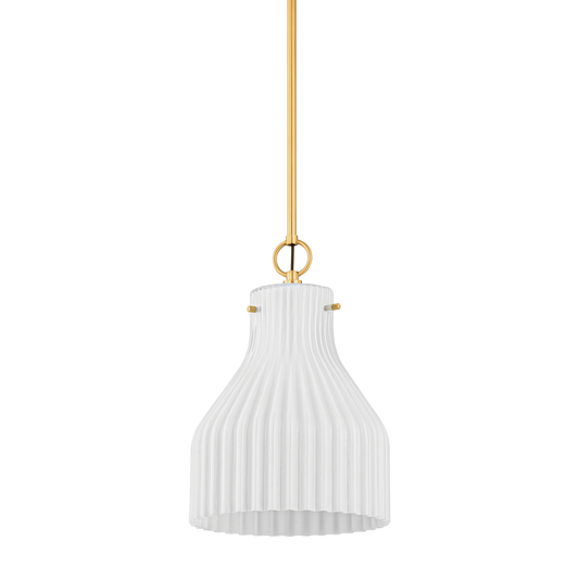 CORINTHIA PENDANT in Aged Brass Finish