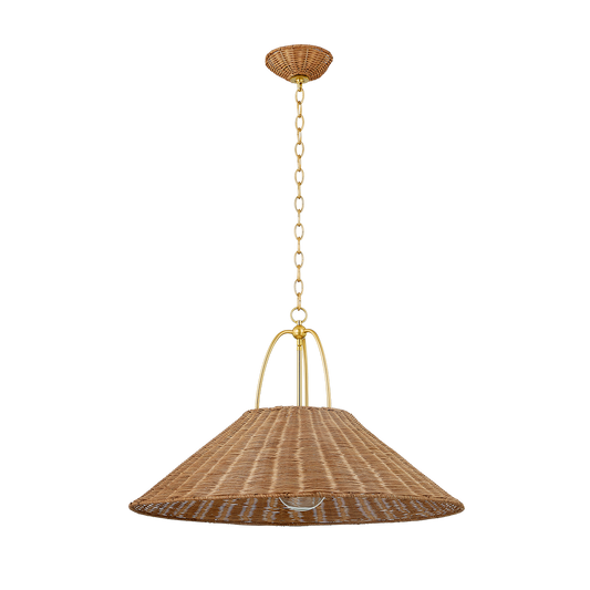 Davida PENDANT in Aged Brass Finish