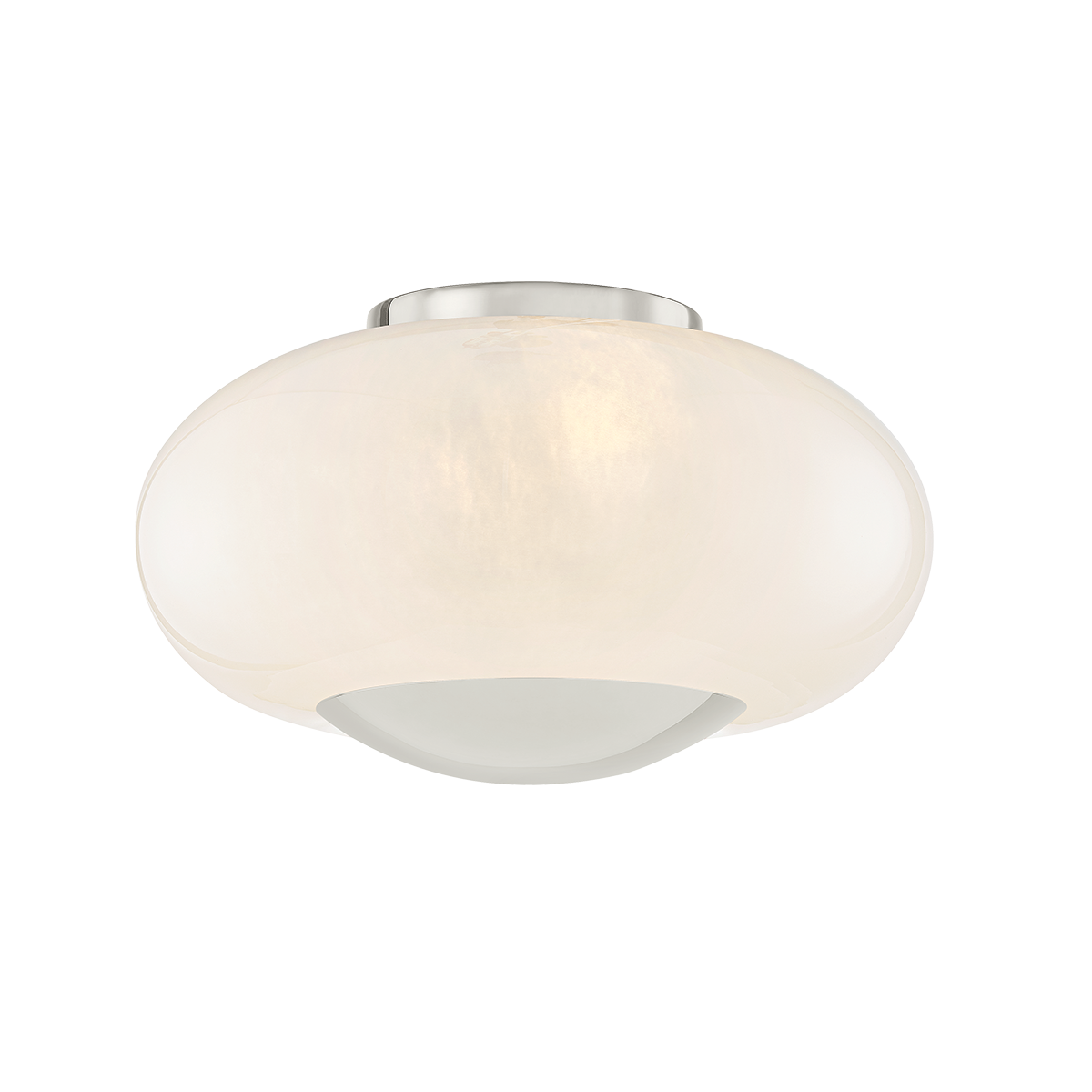 LOTTIE Flush Mount in POLISHED NICKEL Finish