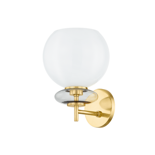 ALEXIA WALL SCONCE in AGED BRASS Finish