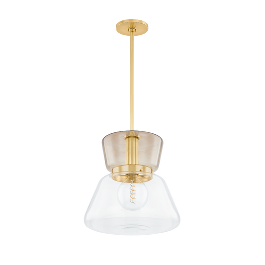 ELODIE PENDANT in AGED BRASS Finish