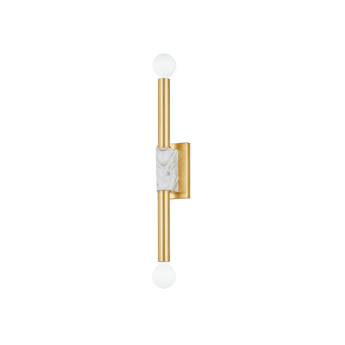 GOLDIE WALL SCONCE in AGED BRASS Finish