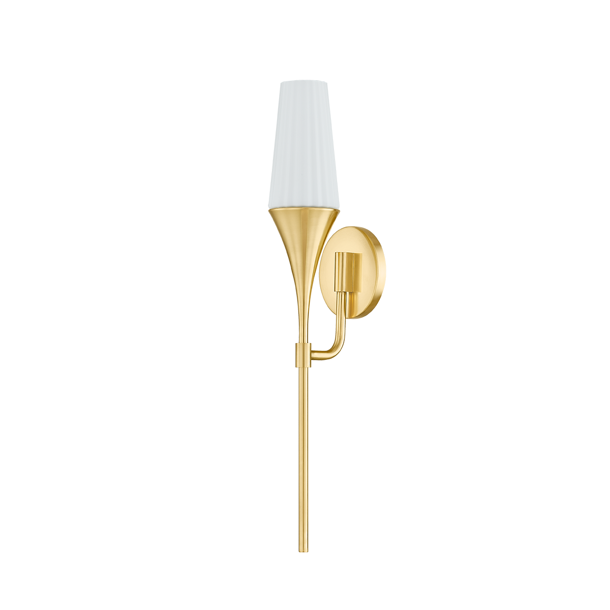 LUISA WALL SCONCE in AGED BRASS Finish