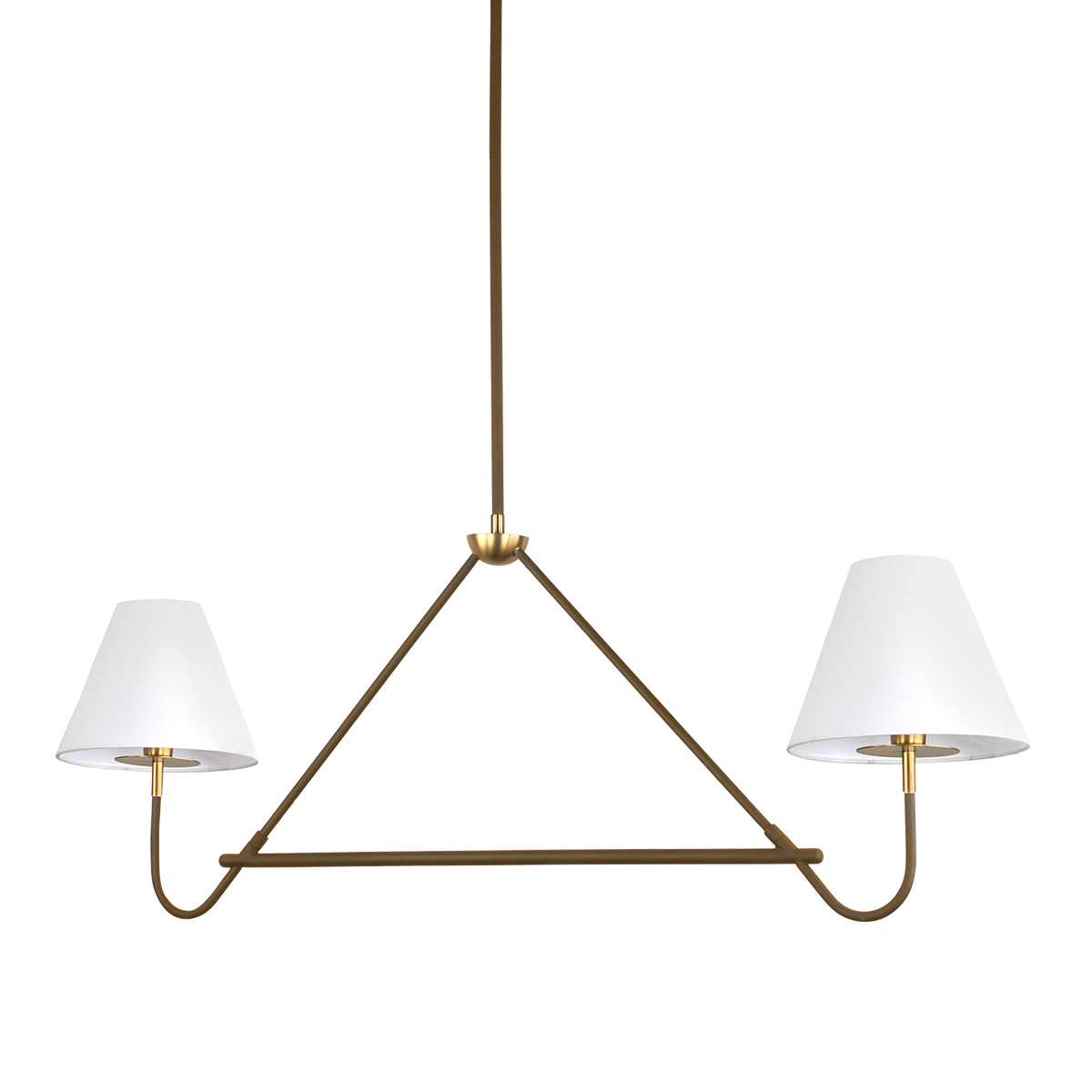 POLLY Linear in AGED BRASS/BRONZE Finish