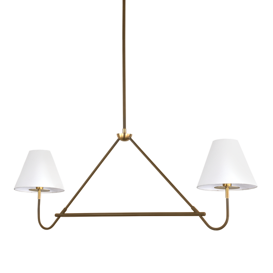 POLLY Linear in AGED BRASS/BRONZE Finish