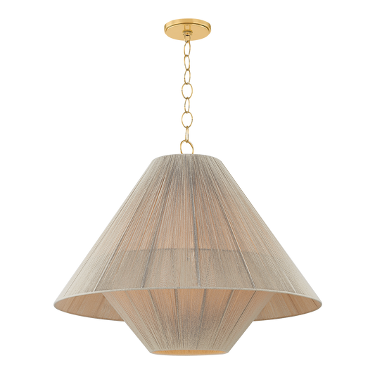 ELEANOR Pendant in AGED BRASS Finish