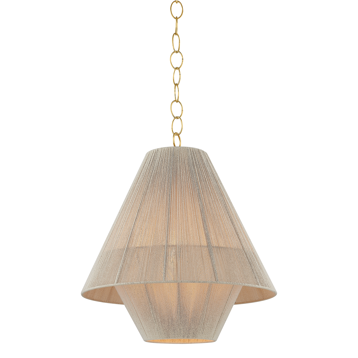 ELEANOR Pendant in AGED BRASS Finish