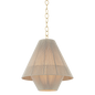 ELEANOR Pendant in AGED BRASS Finish