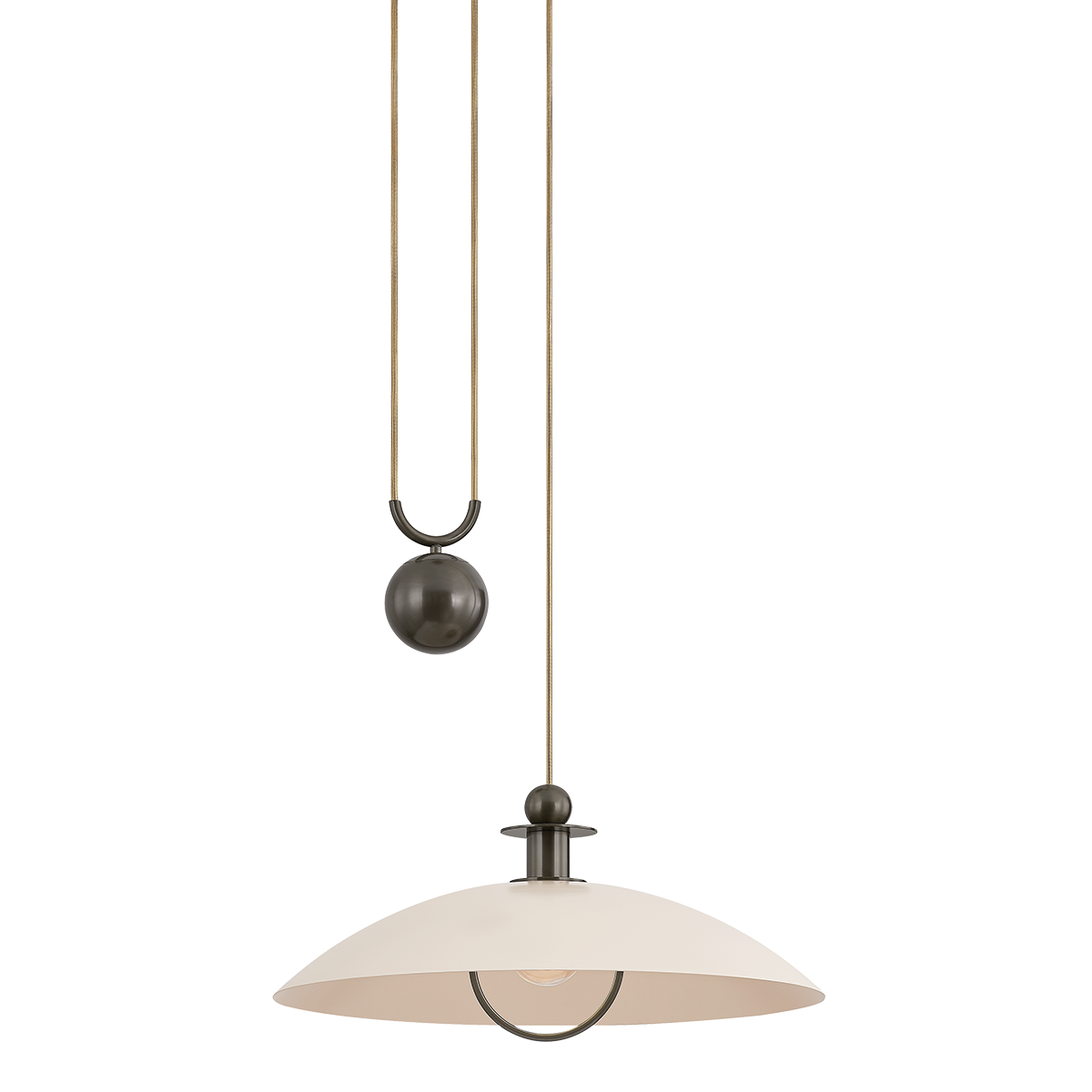 DOTTIE Pendant in TRUE BRONZE/SOFT BISQUE Finish
