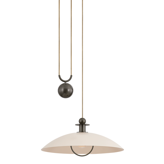 DOTTIE Pendant in TRUE BRONZE/SOFT BISQUE Finish