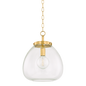 DELLA Pendant in AGED BRASS Finish
