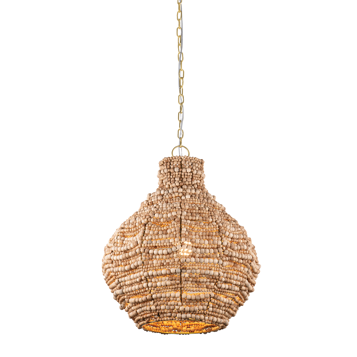 TIANA Pendant in AGED BRASS Finish