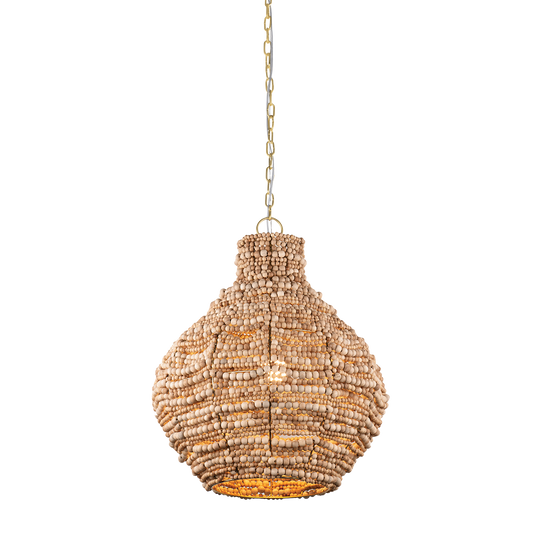 TIANA Pendant in AGED BRASS Finish