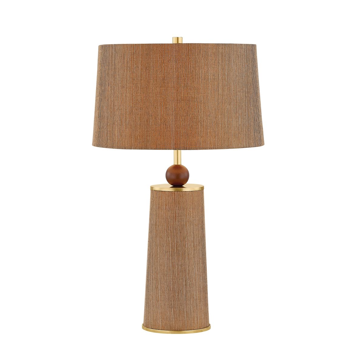 JANUARY Table Lamp in AGED BRASS Finish