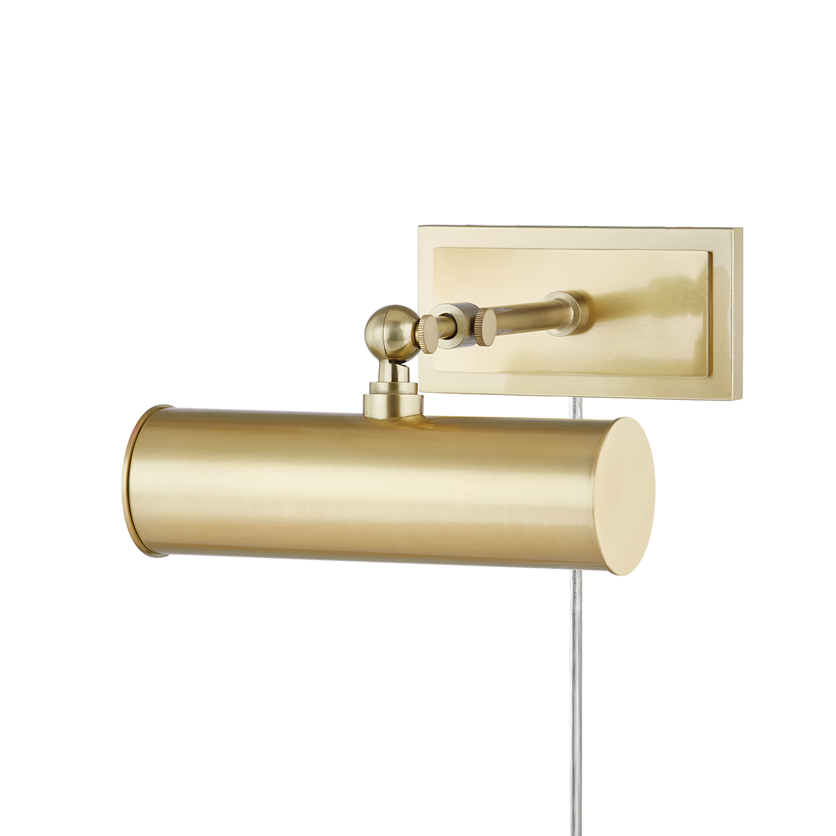 Holly Plug-In Picture Light in Aged Brass Finish