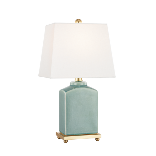 Brynn Table Lamp in Jade Finish