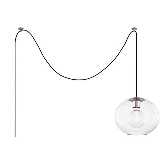 Margot Pendant in Polished Nickel Finish