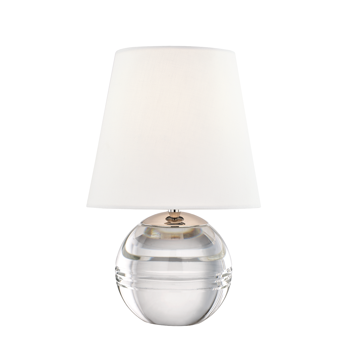 Nicole Table Lamp in Polished Nickel Finish
