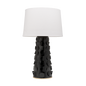Naomi Table Lamp in Black Lustro/gold Leaf Combo Finish