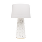 Naomi Table Lamp in White Lustro/gold Leaf Combo Finish