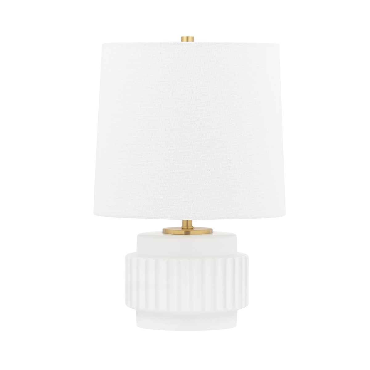 Kalani Table Lamp in Matte White Finish