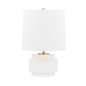 Kalani Table Lamp in Matte White Finish