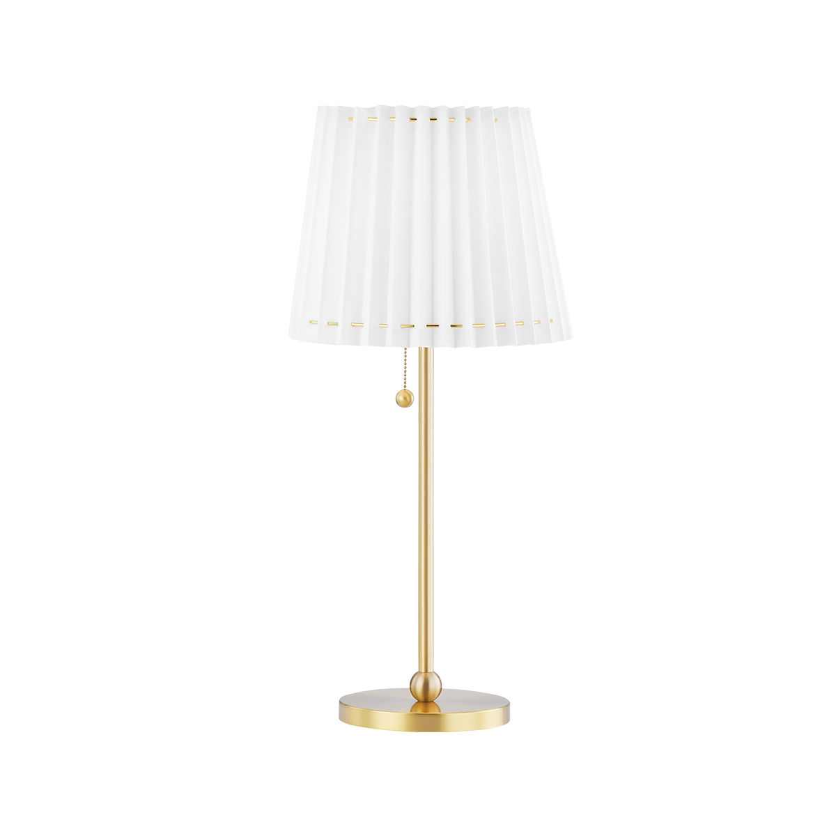 Demi Table Lamp in Aged Brass Finish