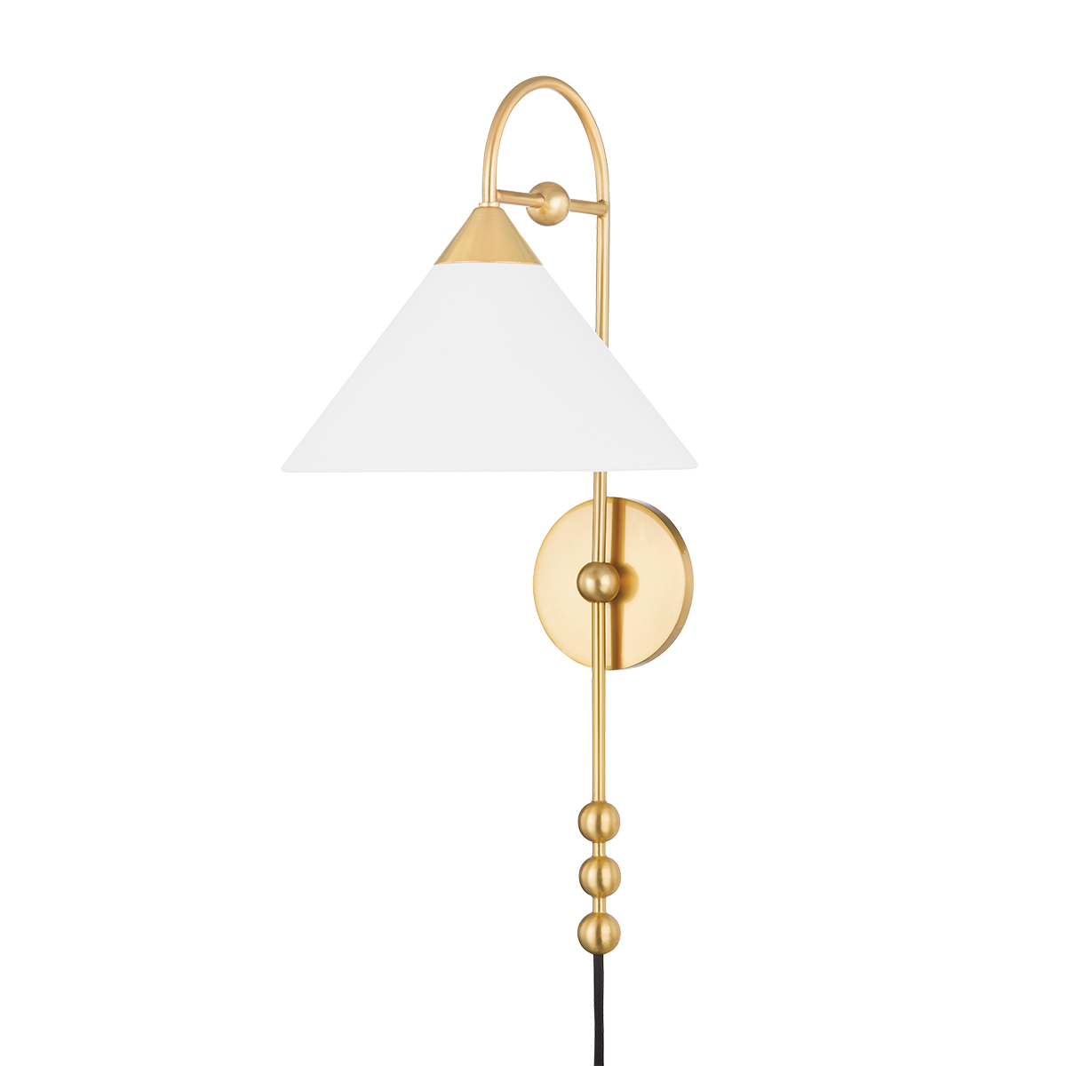 Sang Wall Sconce in Aged Brass Finish
