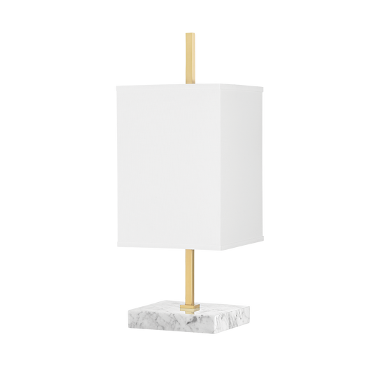 Mikaela Table Lamp in Aged Brass Finish