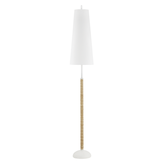 Mariana Floor Lamp in TEXTURED WHITE Finish