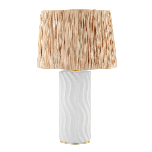 DANIELLA Table Lamp in Aged Brass Finish
