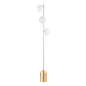 BELLE Floor Lamp in Aged Brass Finish