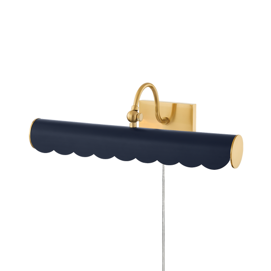 FIFI Picture Light in Aged Brass Finish