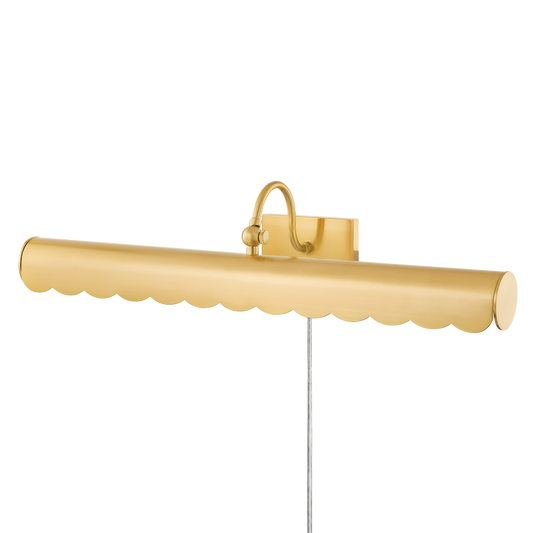 FIFI Picture Light in Aged Brass Finish