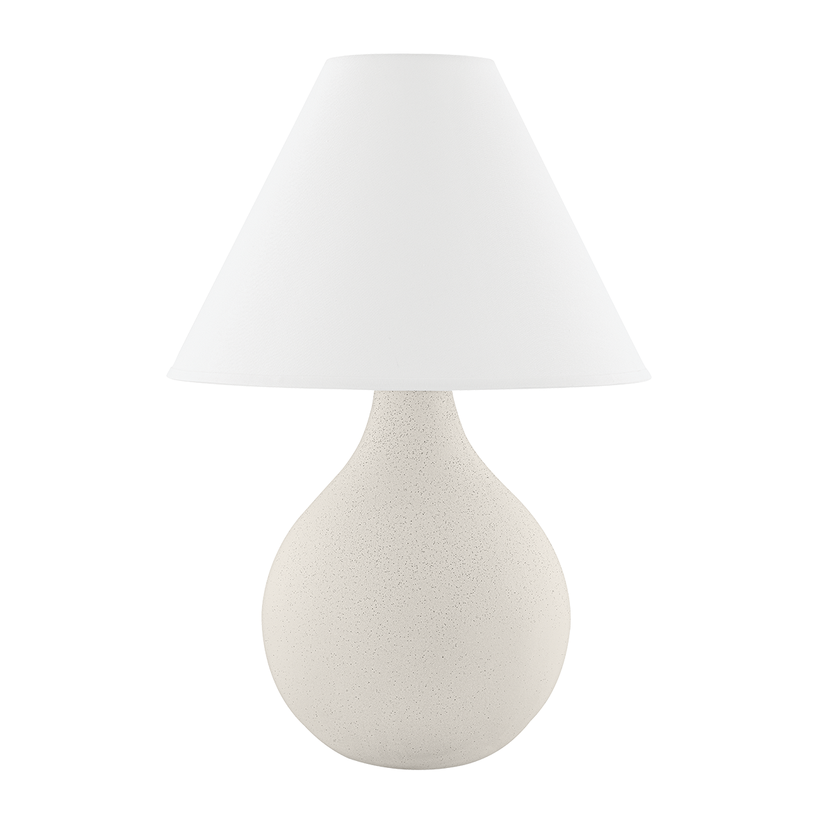 HELENA Table Lamp in AGED BRASS/CERAMIC MATTE WHITE SPECK Finish