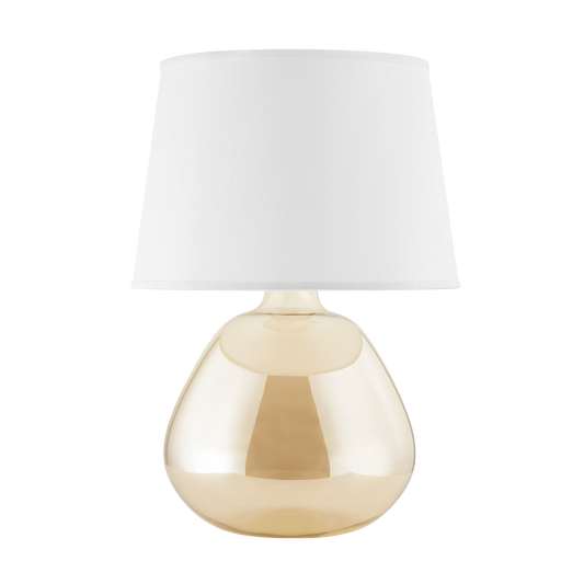 THEA Table Lamp in Aged Brass Finish