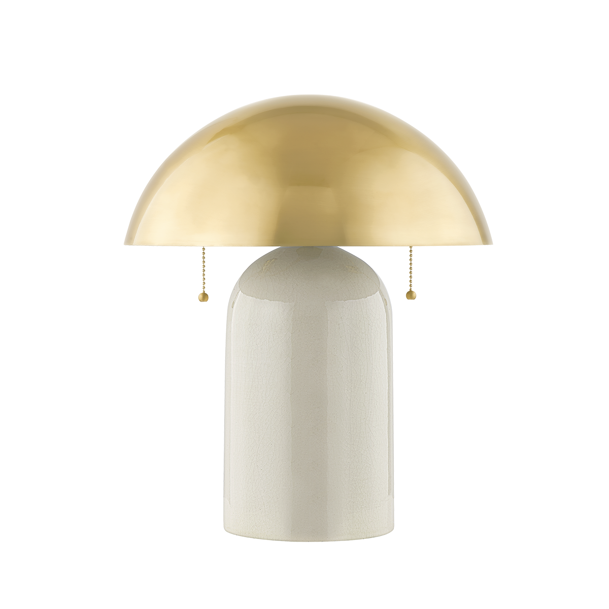 GAIA Table Lamp in Aged Brass Finish