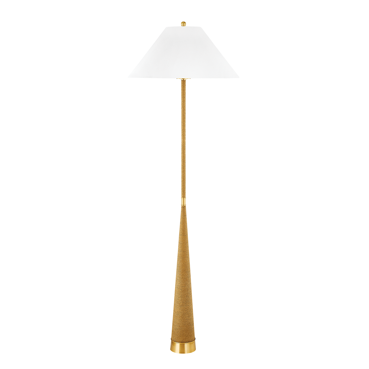 INDIE Floor Lamp in Aged Brass Finish