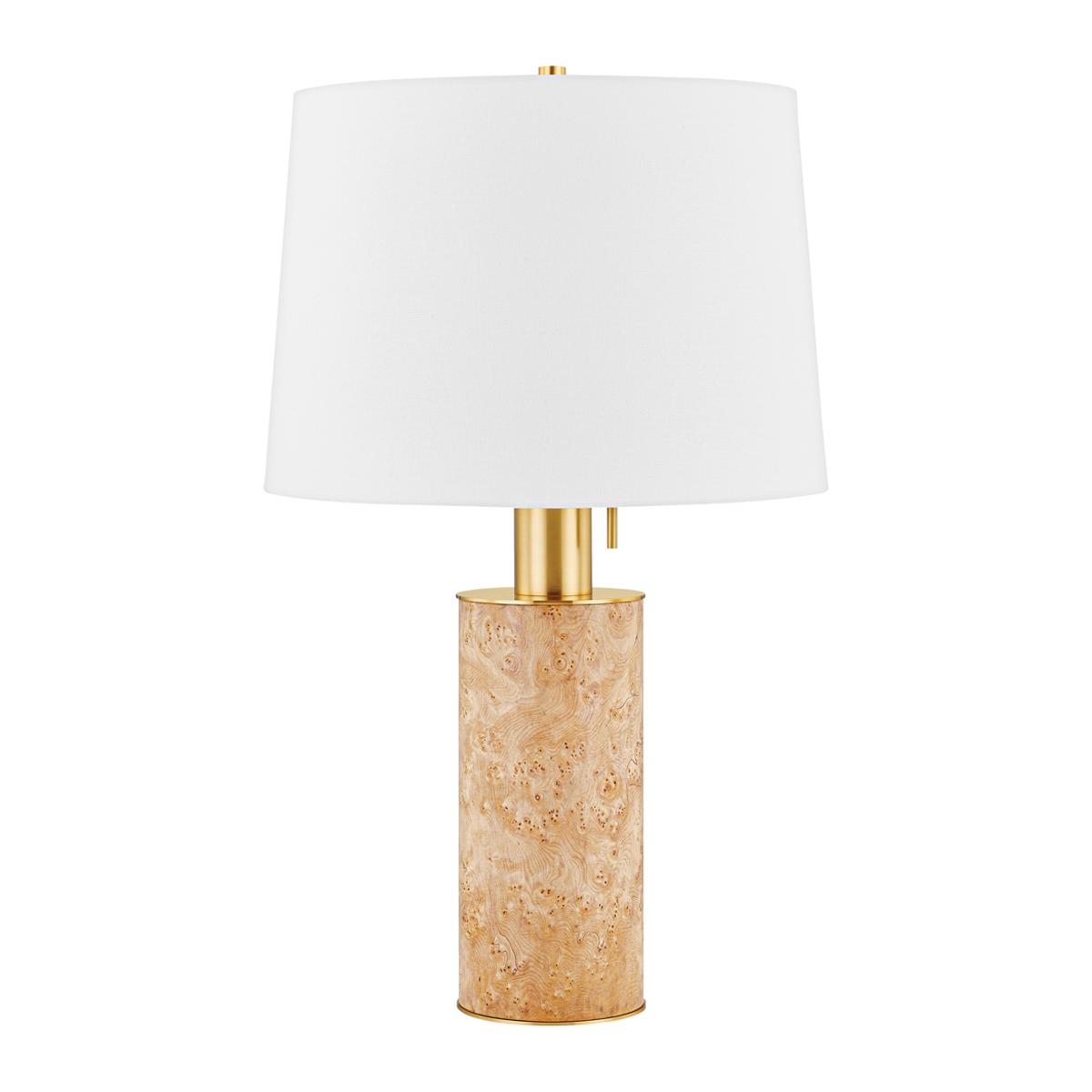 CLARISSA Table Lamp in Aged Brass Finish