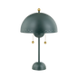 Jojo TABLE LAMP in Aged Brass/Soft Studio Green Finish