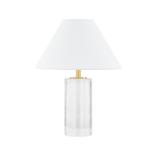 MANDY Table Lamp in AGED BRASS Finish