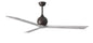Irene-3 Series 72 Inch 3 blade paddle fan. Multiple Finish Options to choose from.