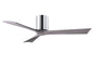 Irene-3H Series 52 Inch 3 blade paddle fan. Multiple Finish Options to choose from. Polished Chrome / Barnwood Tone Finish