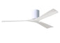 Irene-3H Series 60 Inch 3 blade paddle fan. Multiple Finish Options to choose from. Gloss White / Matte White Finish