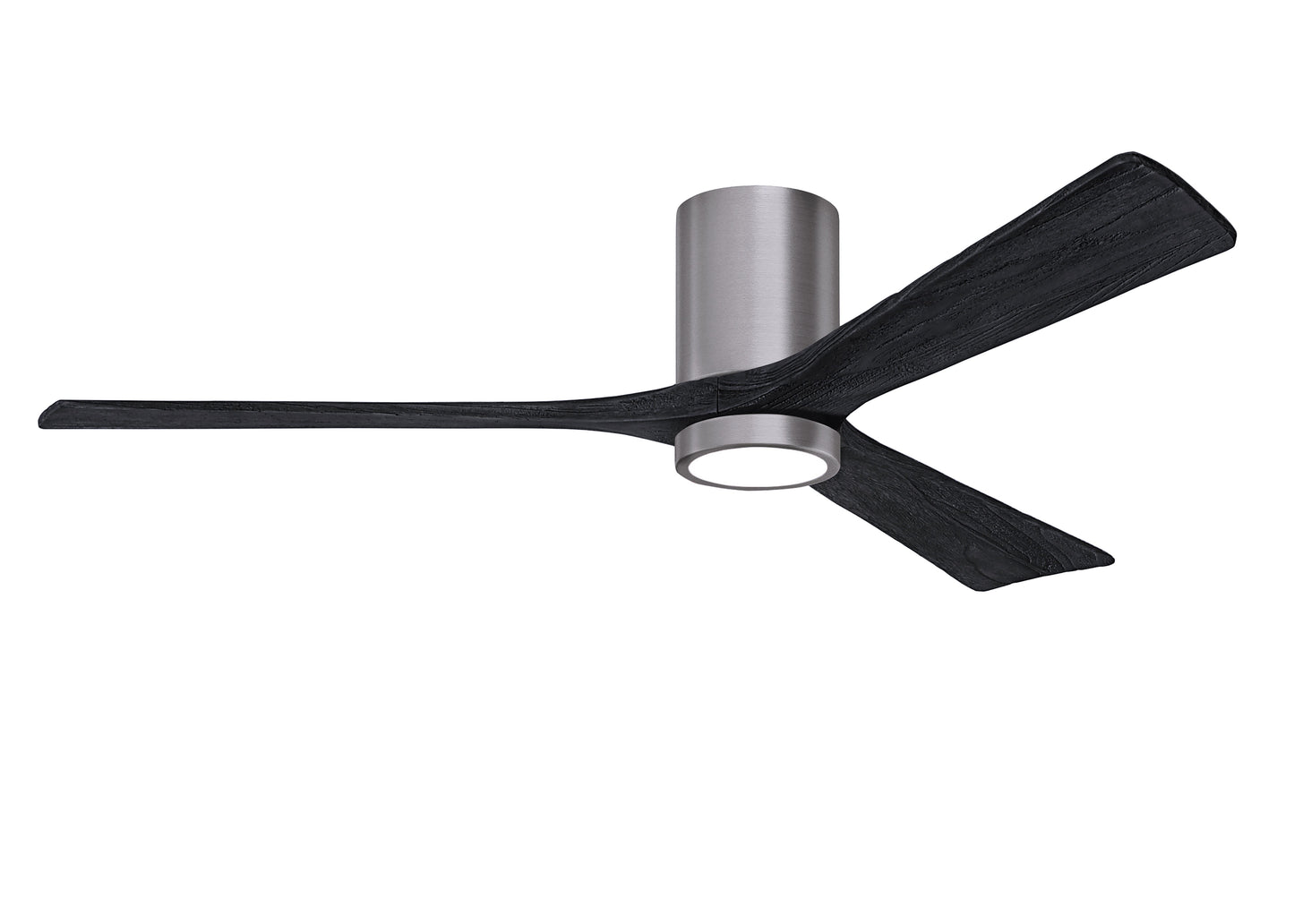Irene-3HLK 60 Inch 3  blade paddle fan. Multiple Finish Options to choose from. Brushed Pewter / Matte Black Finish