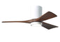 Irene-3HLK  42 Inch 3 blade paddle fan. Multiple Finish Options to choose from. Gloss White / Walnut Tone Finish
