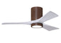 Irene-3HLK  42 Inch 3 blade paddle fan. Multiple Finish Options to choose from. Walnut / Matte White Finish